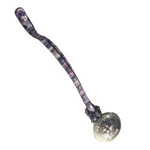 Brahmin NEW Multicolor Croc Embossed Handbag Hang Tag Bag Charm Purple Melbourne